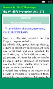 The Wildlife Protection Act 1972 screenshot 3