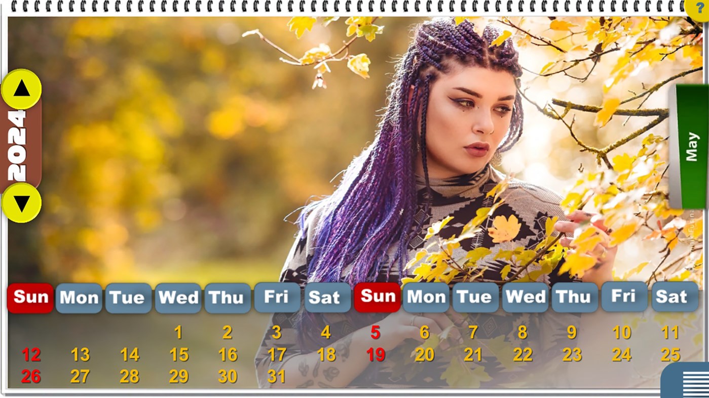 #1. Gorgeous Beauties Calendar[HD+] (Windows) Von: U'Technologies