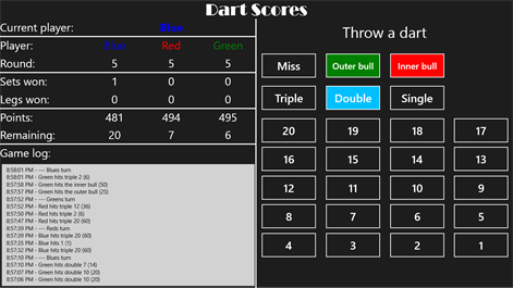 Dart scores Screenshots 2