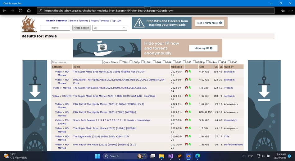 1DM Browser Pro (by HamLab) (Windows Apps) AppAgg
