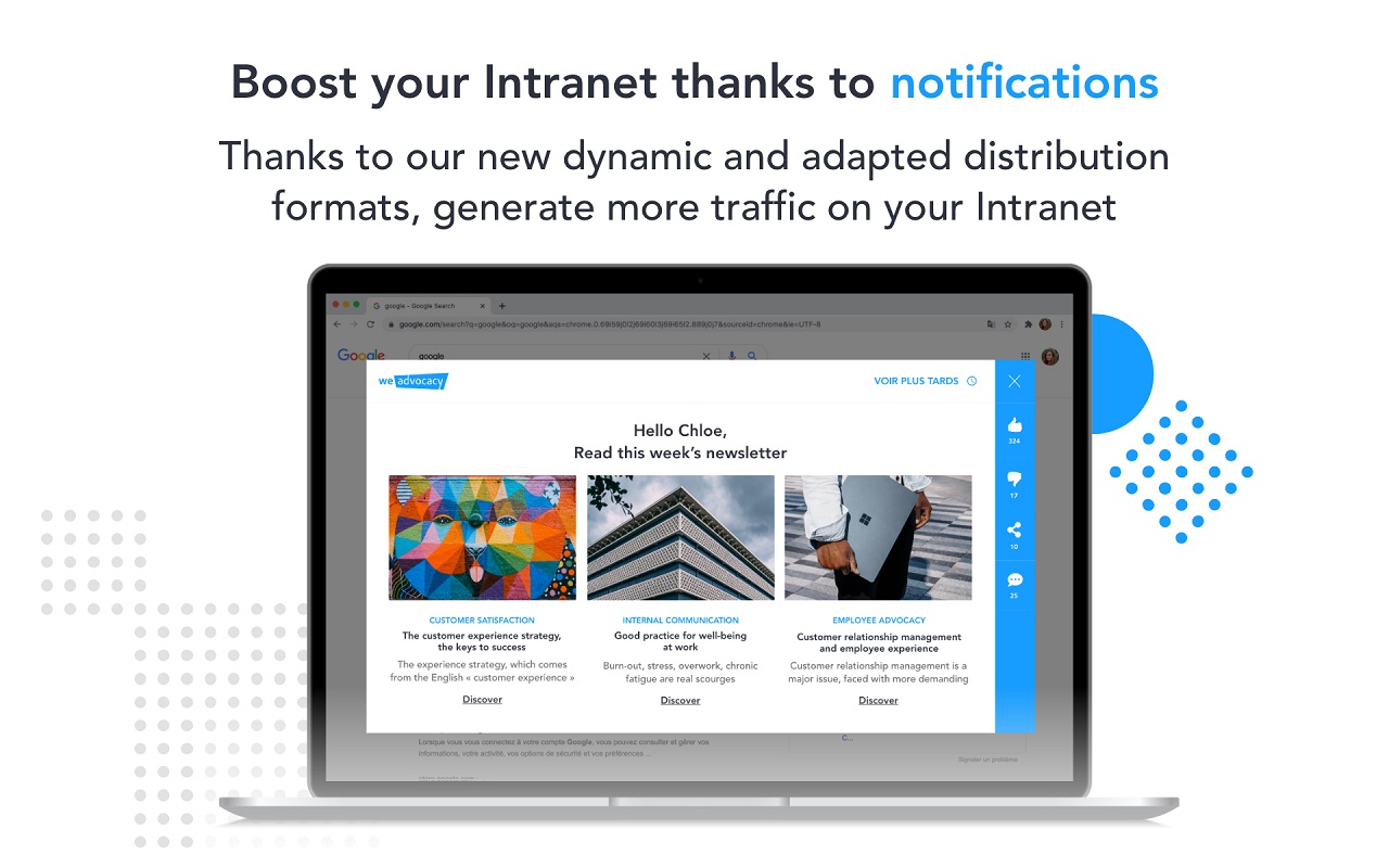 we advocacy corporate notifications