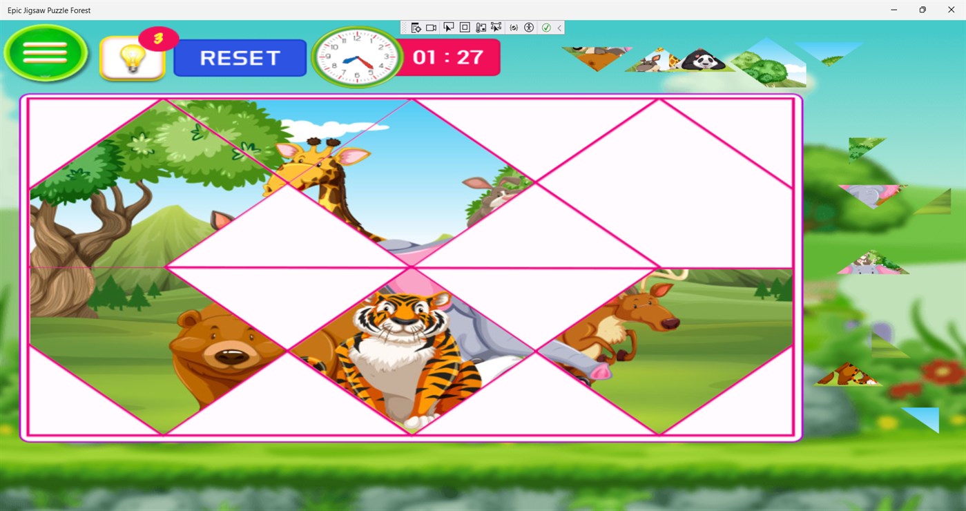 #7. Epic Jigsaw Puzzle Forest (Windows) 由: Kishan Ghaghada