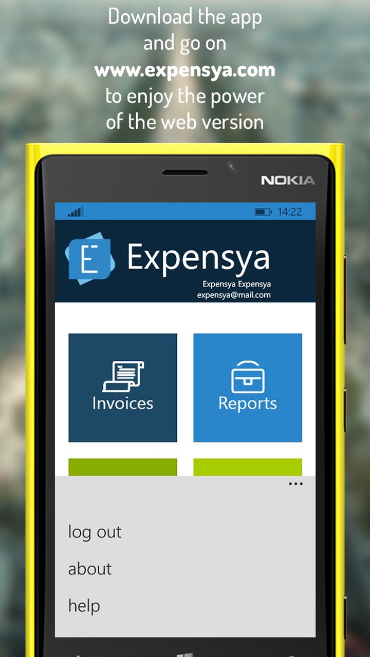 Expensya for Windows 10 Mobile