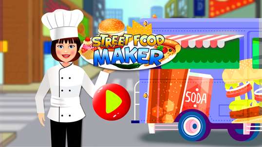 Super Street Food Maker - Fun Food Games For Kids screenshot 1