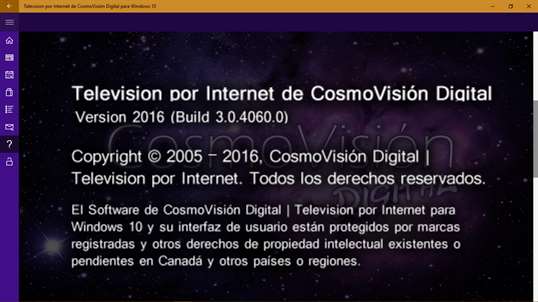 Television por Internet de CosmoVisión Digital para Windows 10 screenshot 8