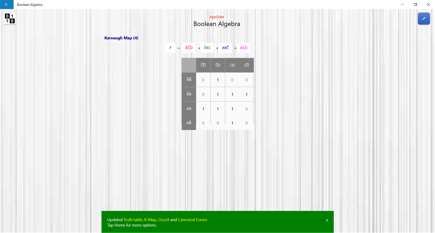 #3. Boolean Algebra (Windows) 由: AppGrate