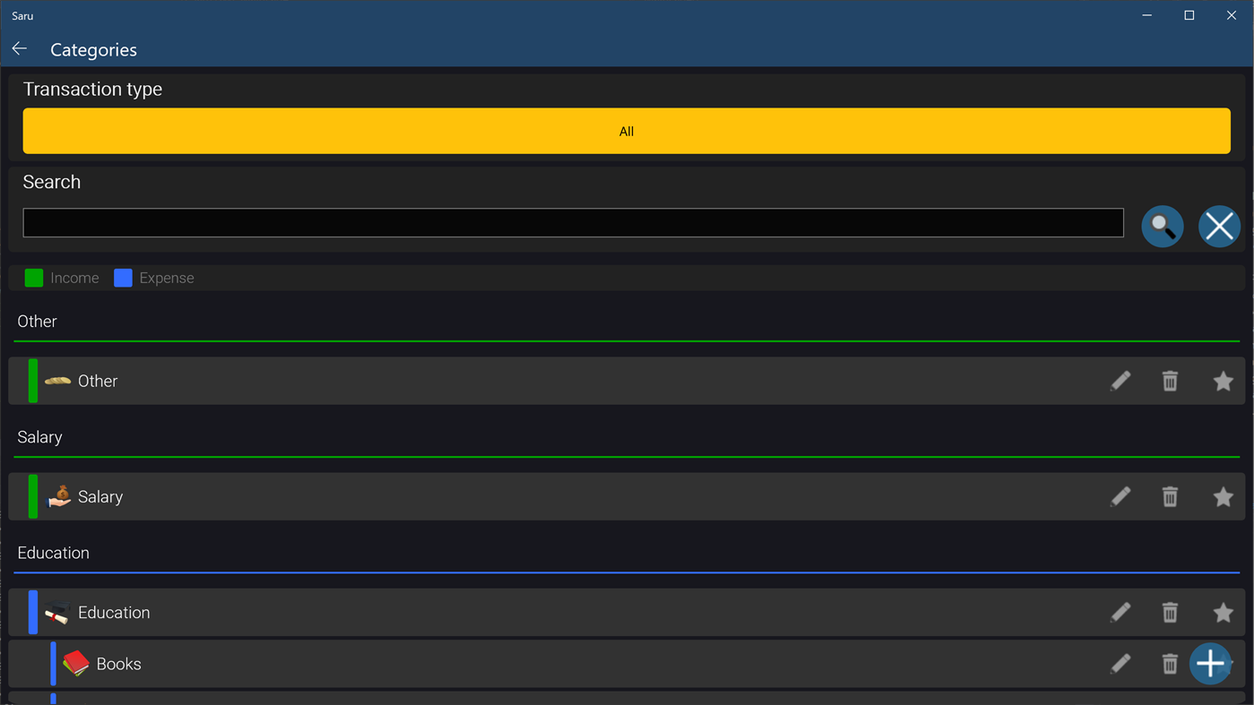 #8. Saru - Money and expenses (Windows) By: DRossoft