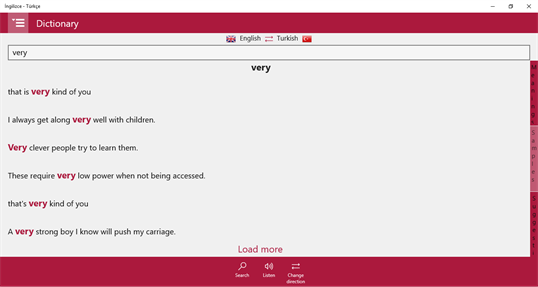Turkish - English screenshot 2