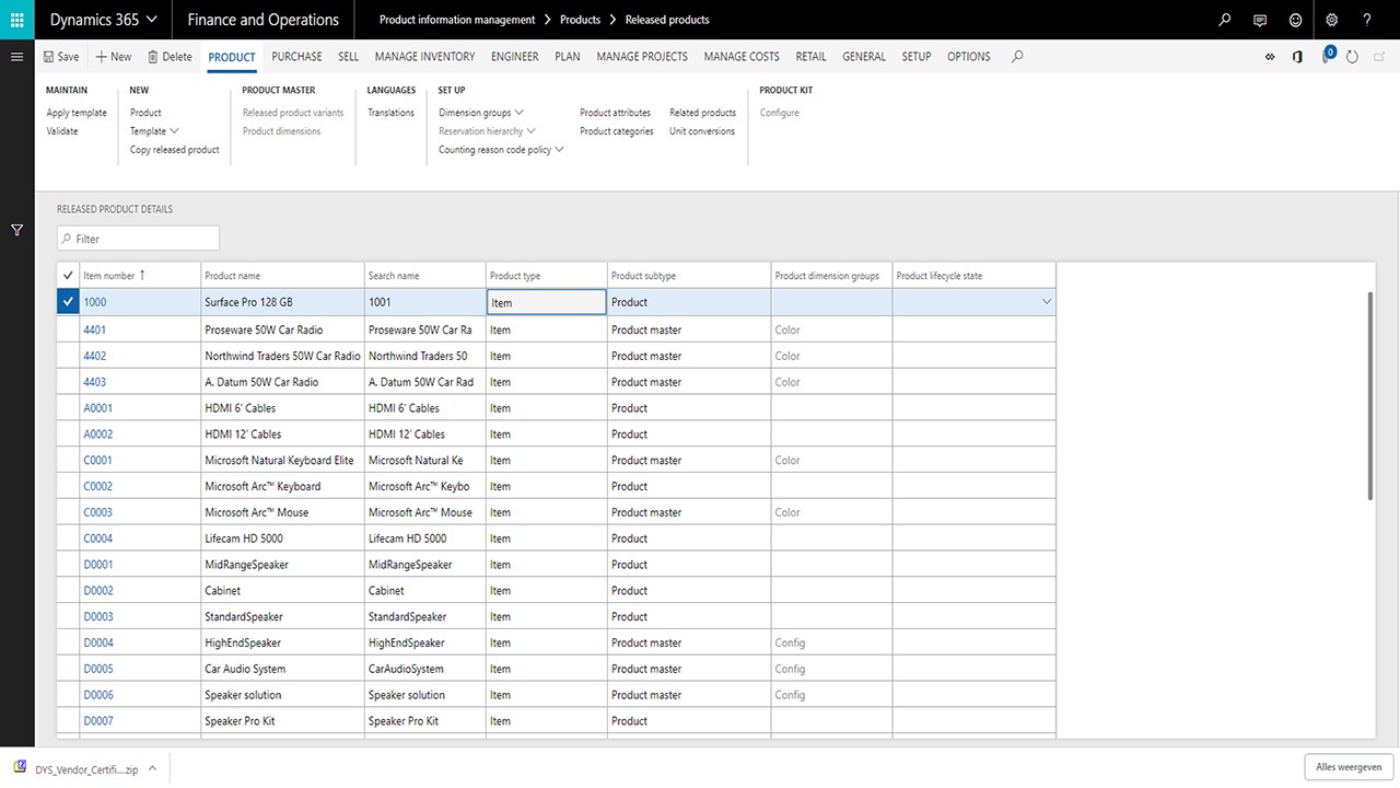 Snapshot 1 of Copy Released Product