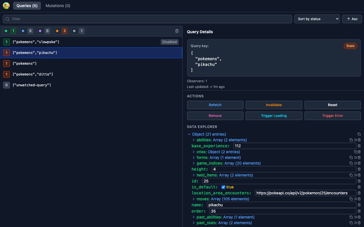 TanStack Query DevTools