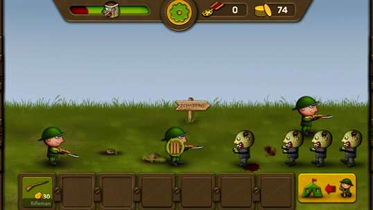 Soldiers vs Zombies Defense screenshot 6