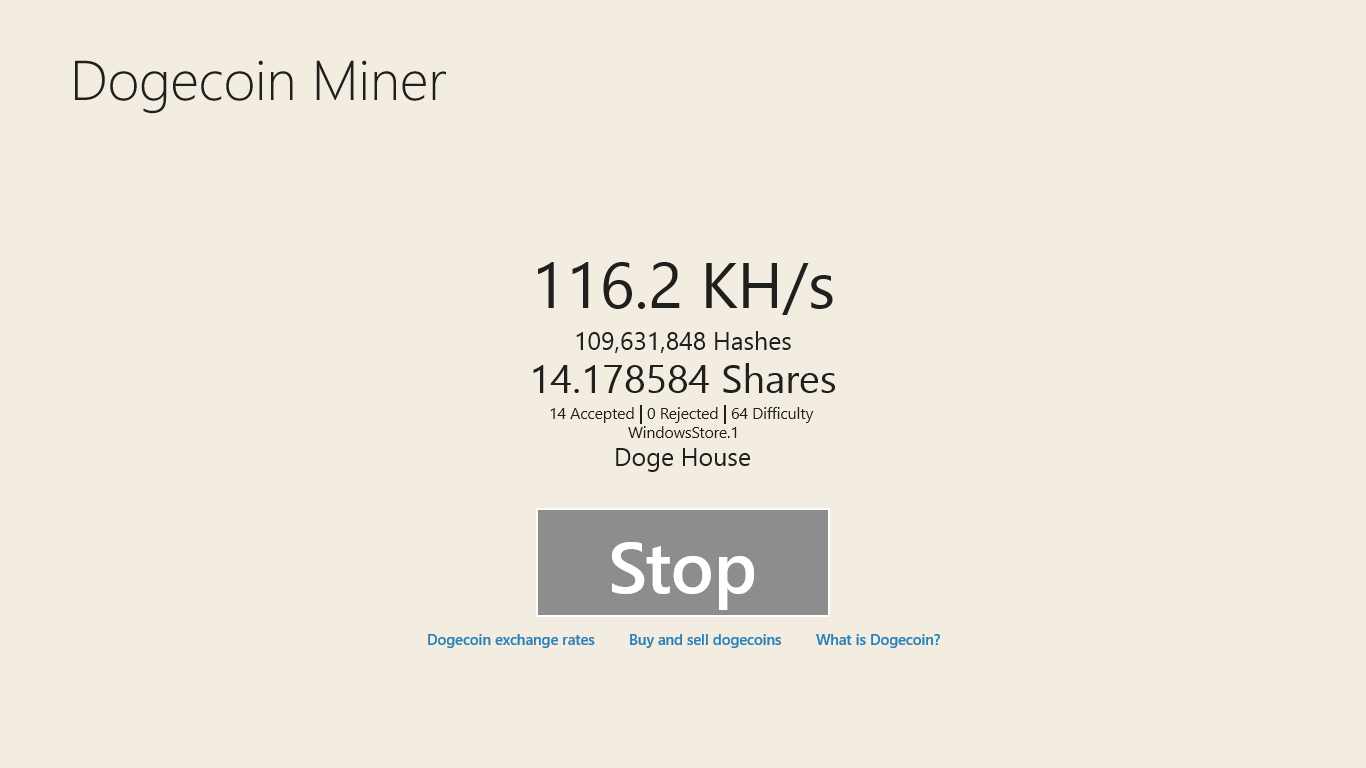 Dogecoin Miner for Windows 10