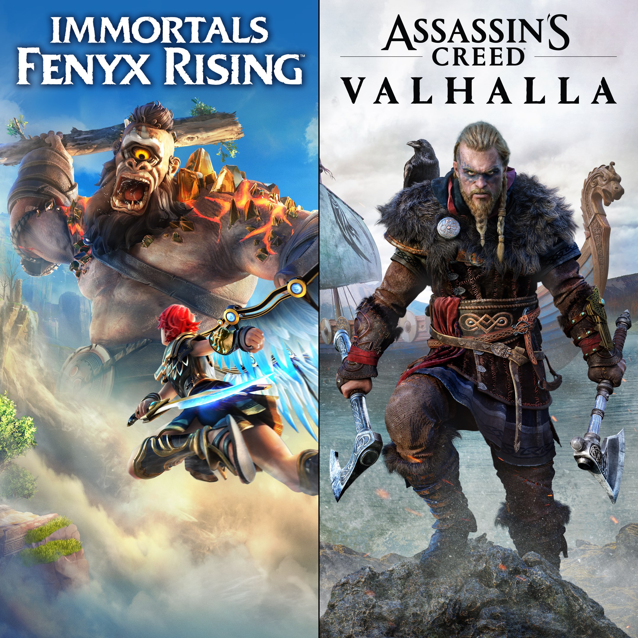 Assassin’s Creed® Valhalla + Immortals Fenyx Rising™ Bundle