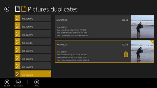 Remove Duplicates screenshot 1