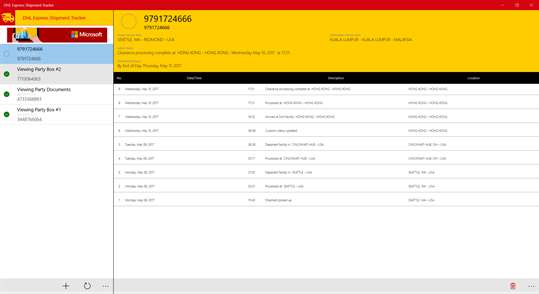 DHL Express Shipment Tracker screenshot 5