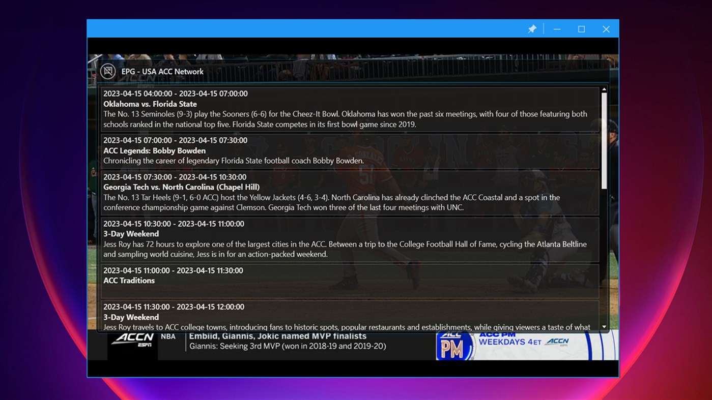 #5. IPTV Player Pro: Epg, Favorite, Recorder (Windows) By: Discover_App