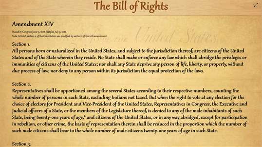 The United States Bill Of Rights screenshot 2