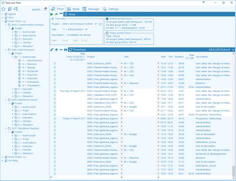 TyT - Track your Time Screenshots 1