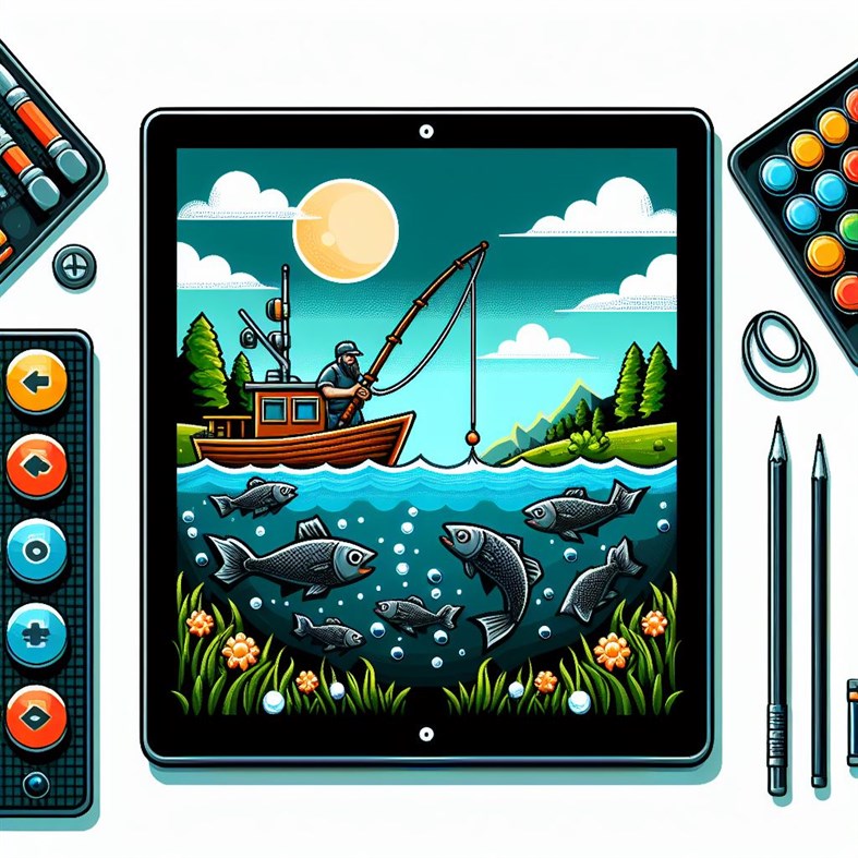 #9. Fishing Game 2D (Windows) 由: Onetagsoft