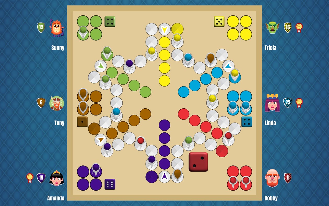 #3. Ludo Pachisi Dice Game (Windows) By: Azodus