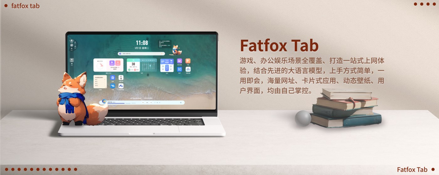 FatfoxTab 新标签页 marquee promo image