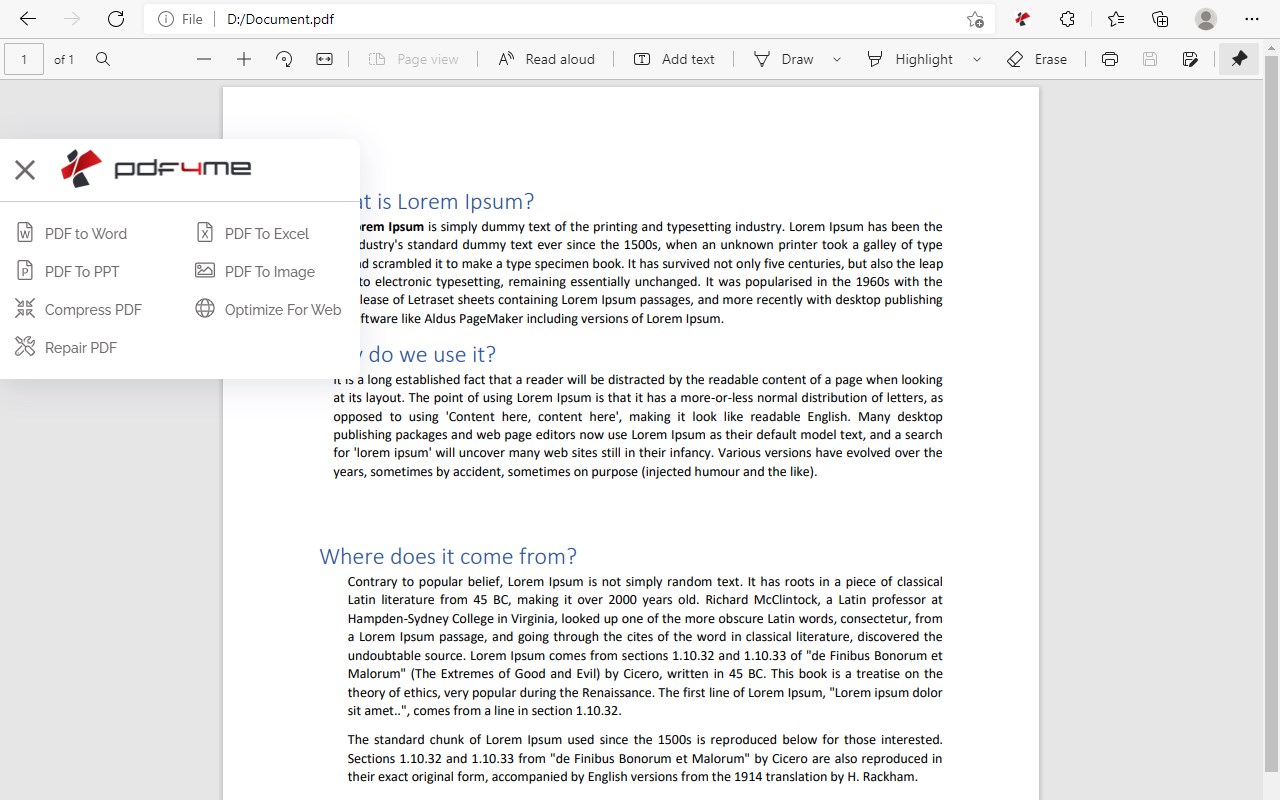 PDF4me - Edit, Merge, Compress & Convert PDF