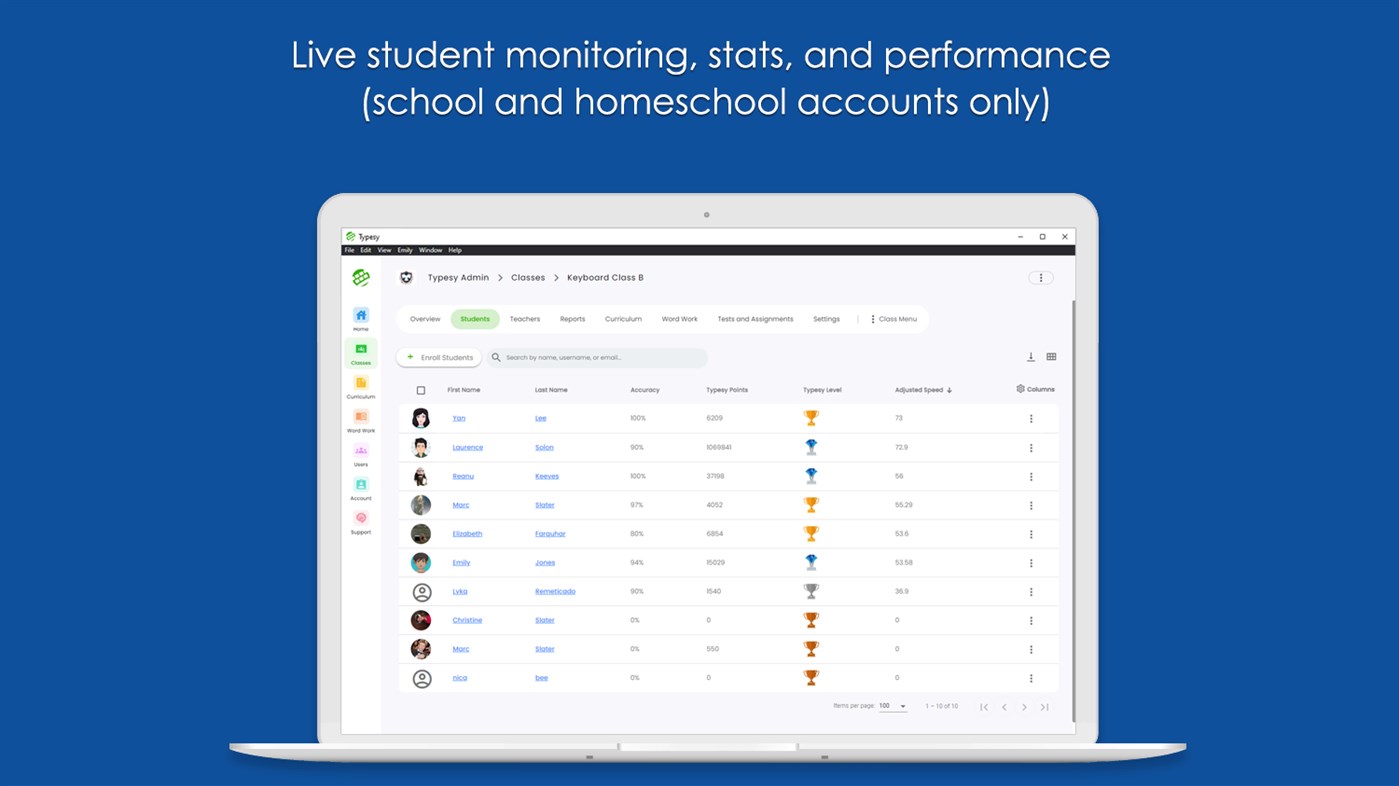 #8. Typesy (existing customers only) (Windows) Podle: EREFLECT INC.