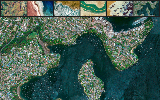 Earth View from Google Earth promo image