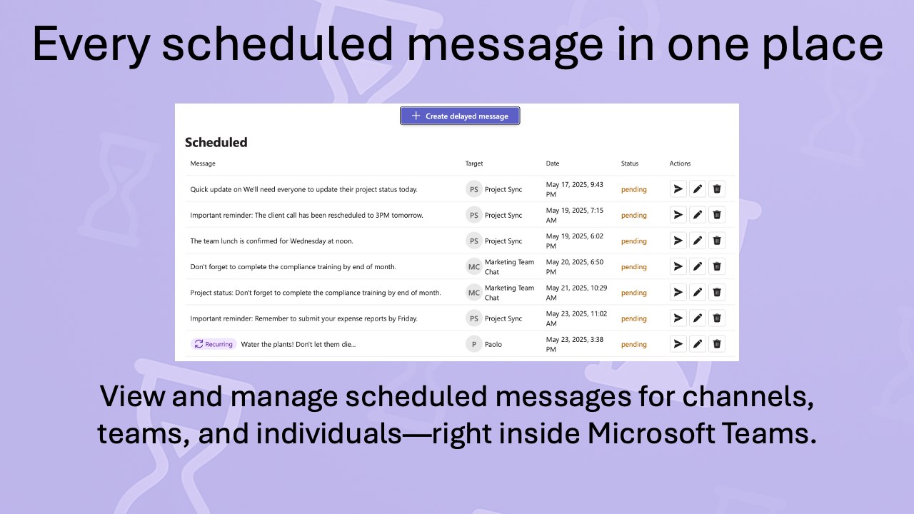 Snapshot 2 of Delayed Send Pro
