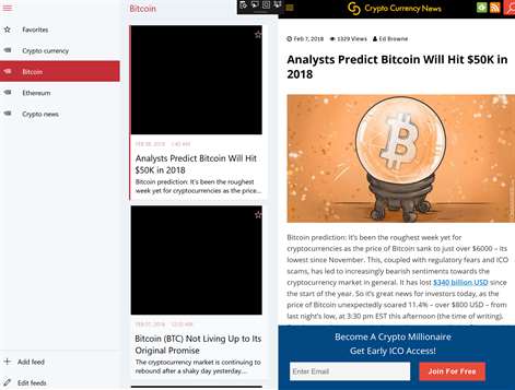 Bitcoin news reader Screenshots 1
