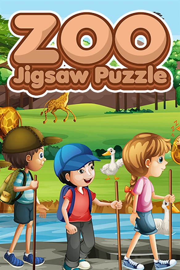 Zoo Jigsaw Puzzle Game Xbox Series X|S and Xbox One cover art