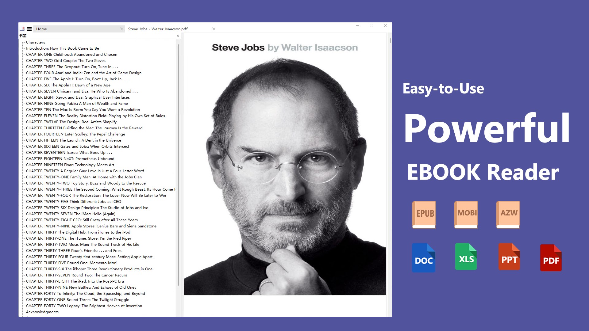 EPUB MOBI Reader screenshot