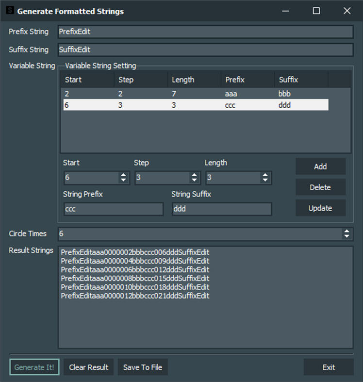 #2. Generate Formatted Strings (Windows) 由: y8ngl