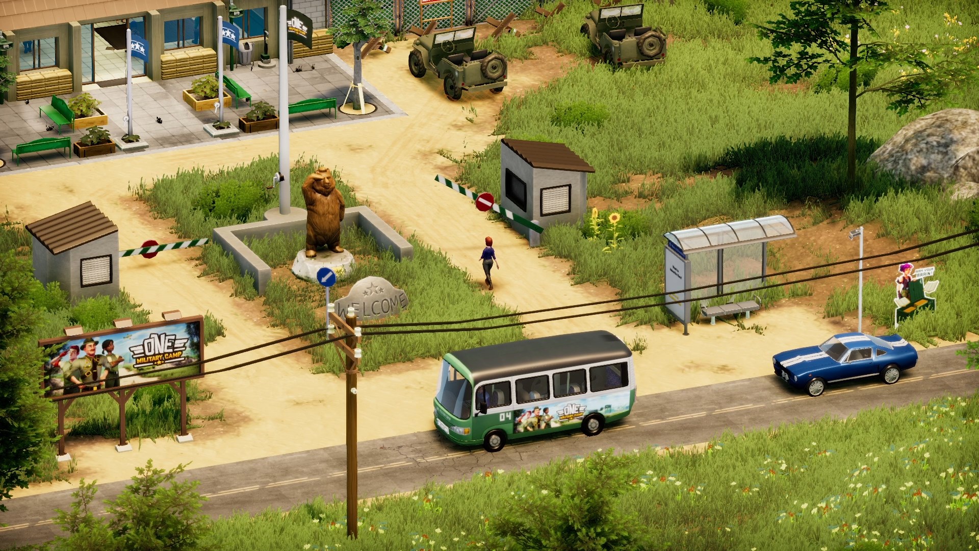 One Military Camp trailer