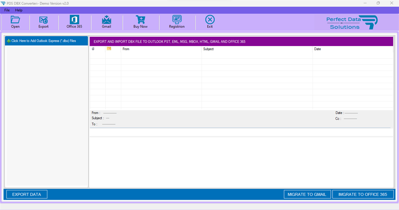 #1. DBX Email Converter (Windows) By: PERFECT DATA SOLUTIONS