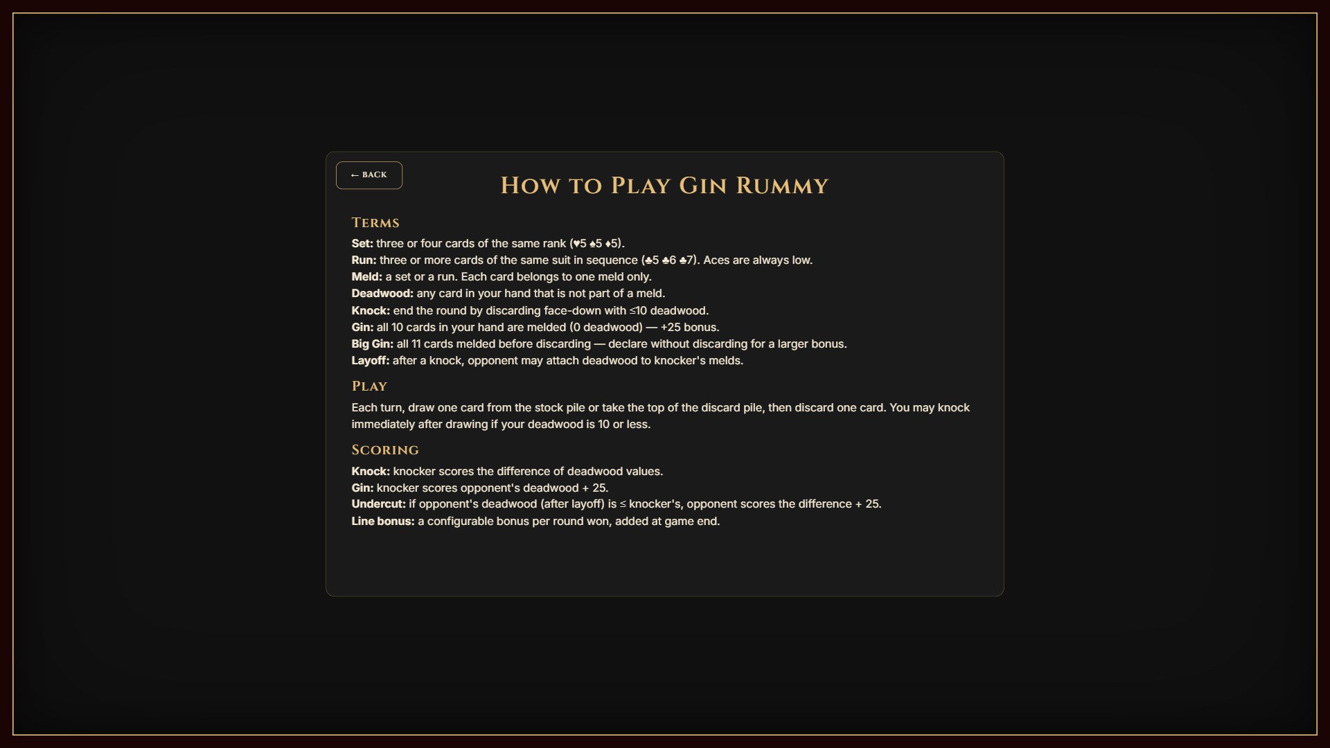 Gin Rummy MustHave screenshot