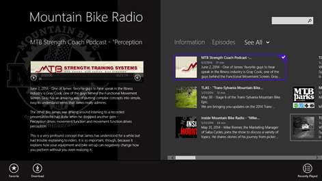 Mountain Bike Radio Screenshots 1