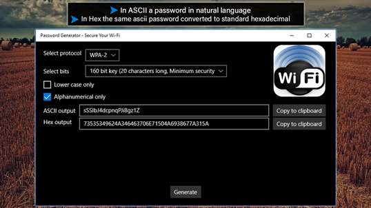 Password Generator - Secure Your Wi-Fi screenshot 1