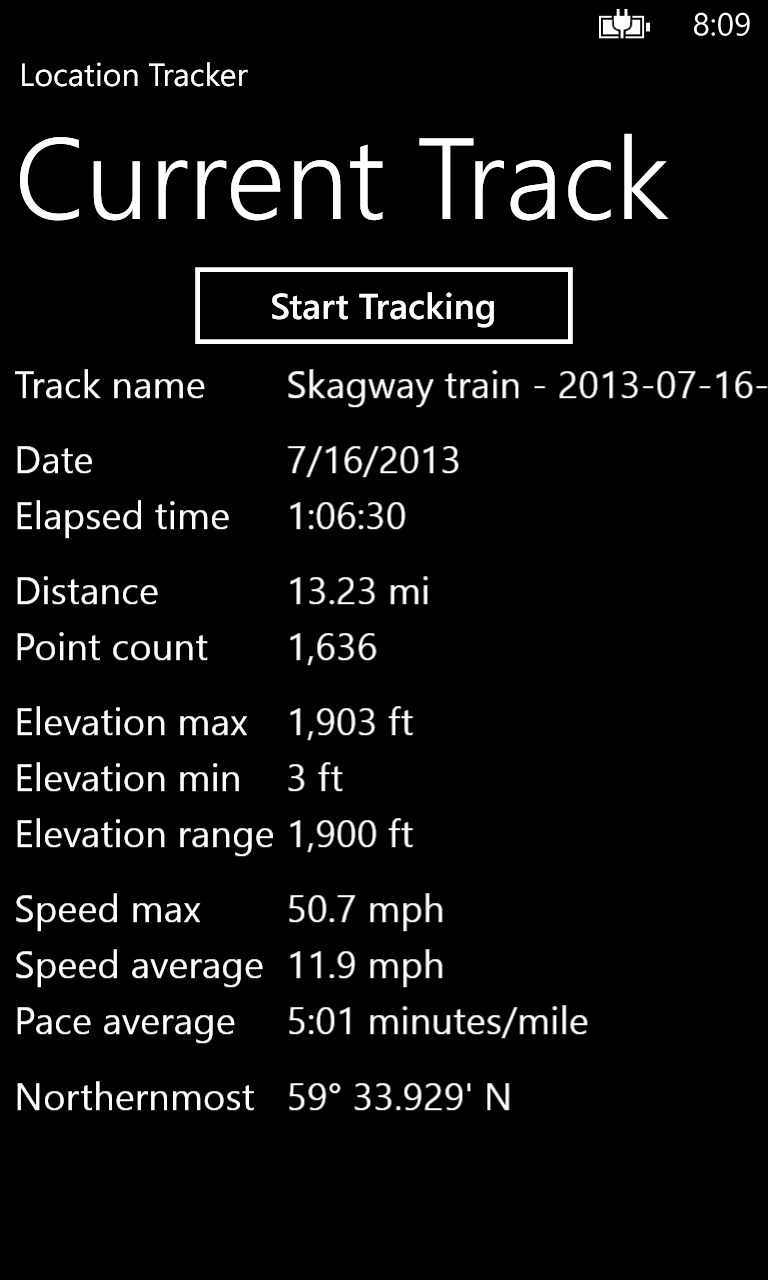 Location Tracker for Windows 10 Mobile