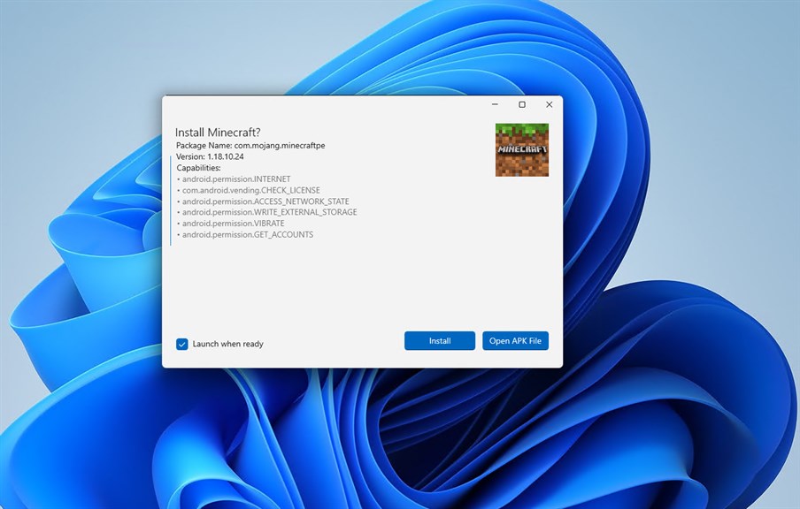 Apk Installer on WSA_1