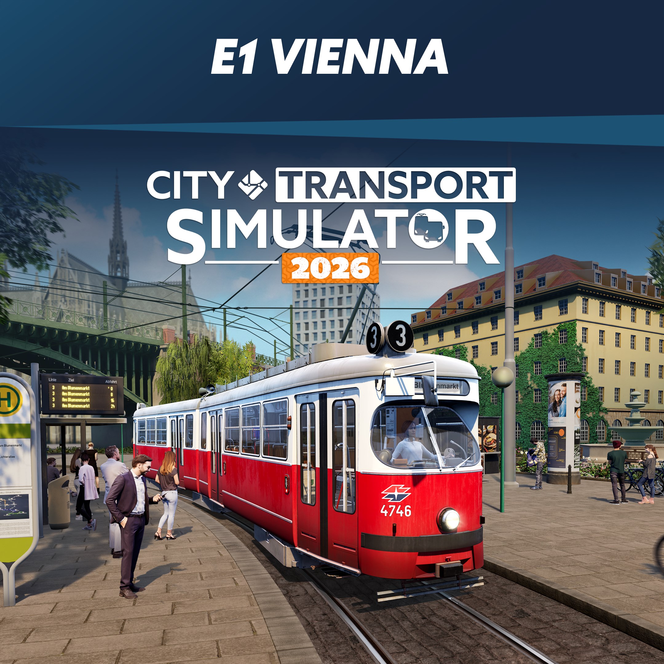 CTS 2026 - Tram DLC: E1 Vienna - City Transport Simulator Bus & Tram
