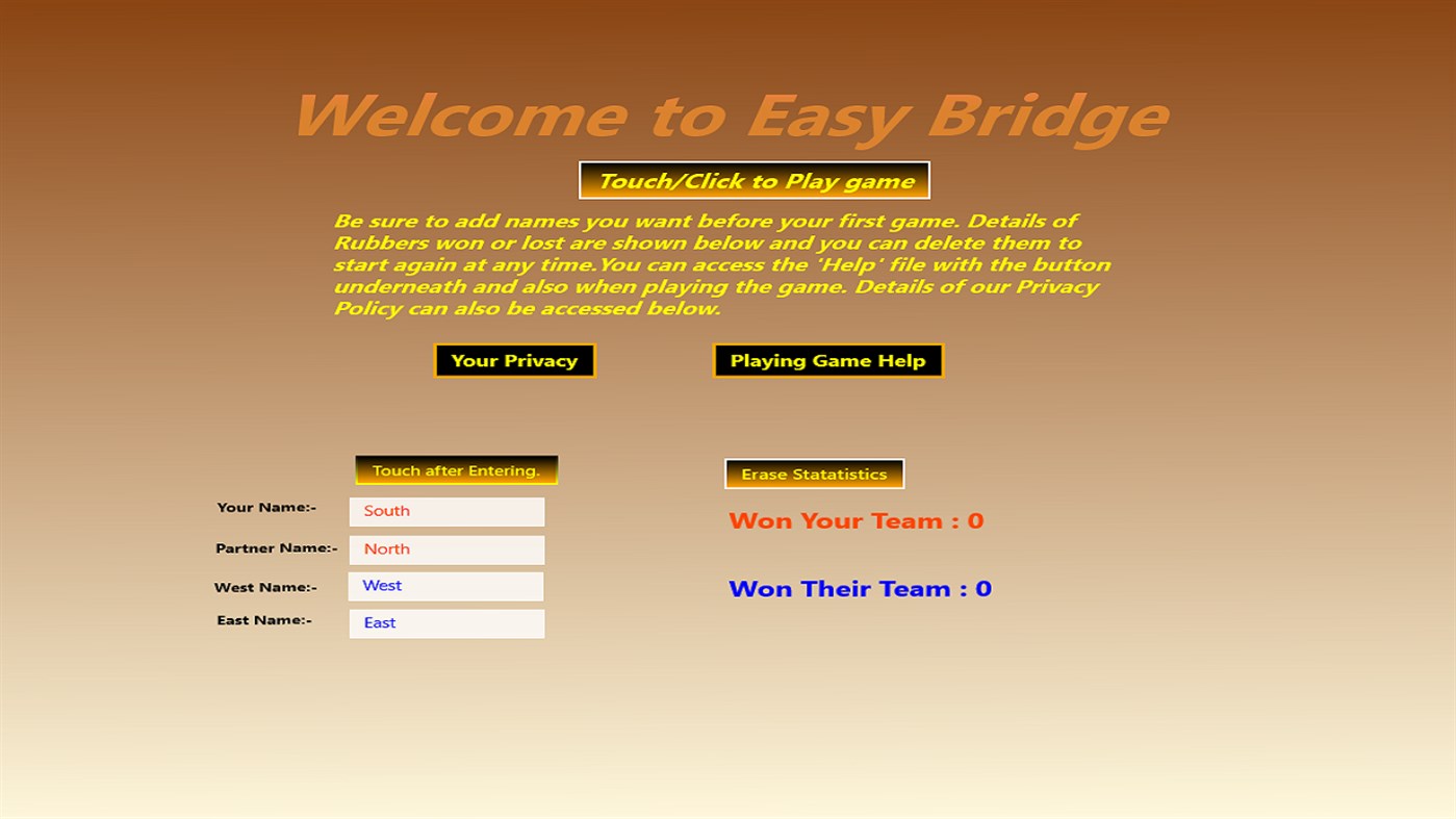 #1. Easy Bridge (Windows) By: CardsFun
