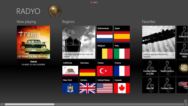 Плей регион. Radyo Windows 10.