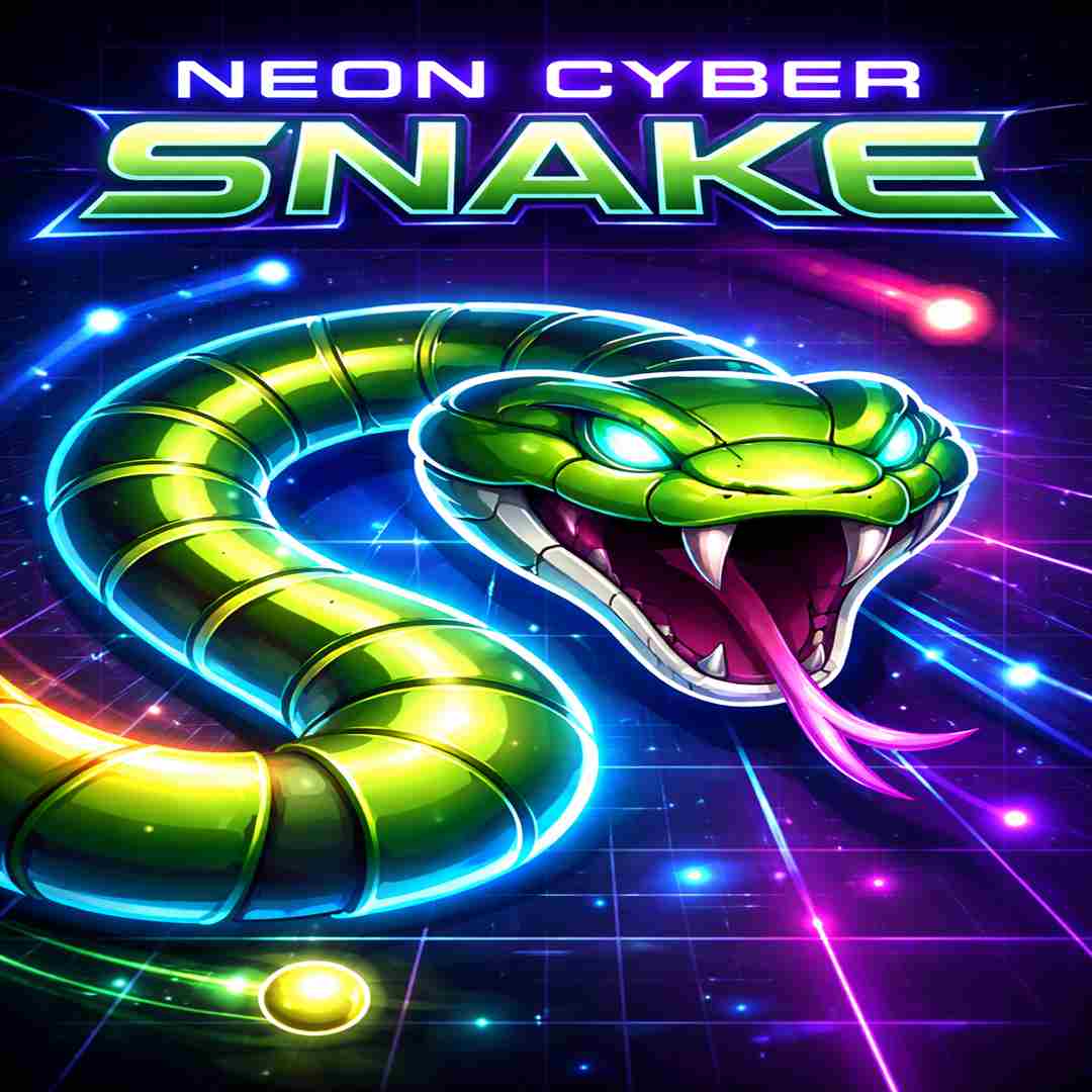 Neon Cyber Snake