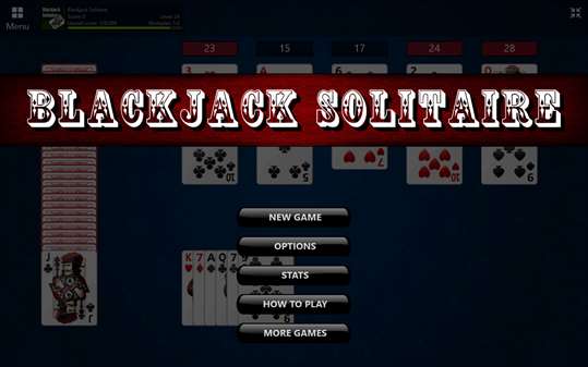 Blackjack Solitaire screenshot 1