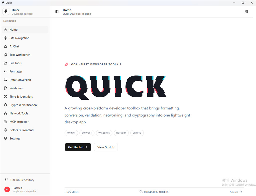 #5. QuickDev (Windows) Von: haessen