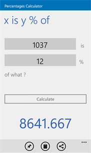 Percentages Calculator screenshot 4