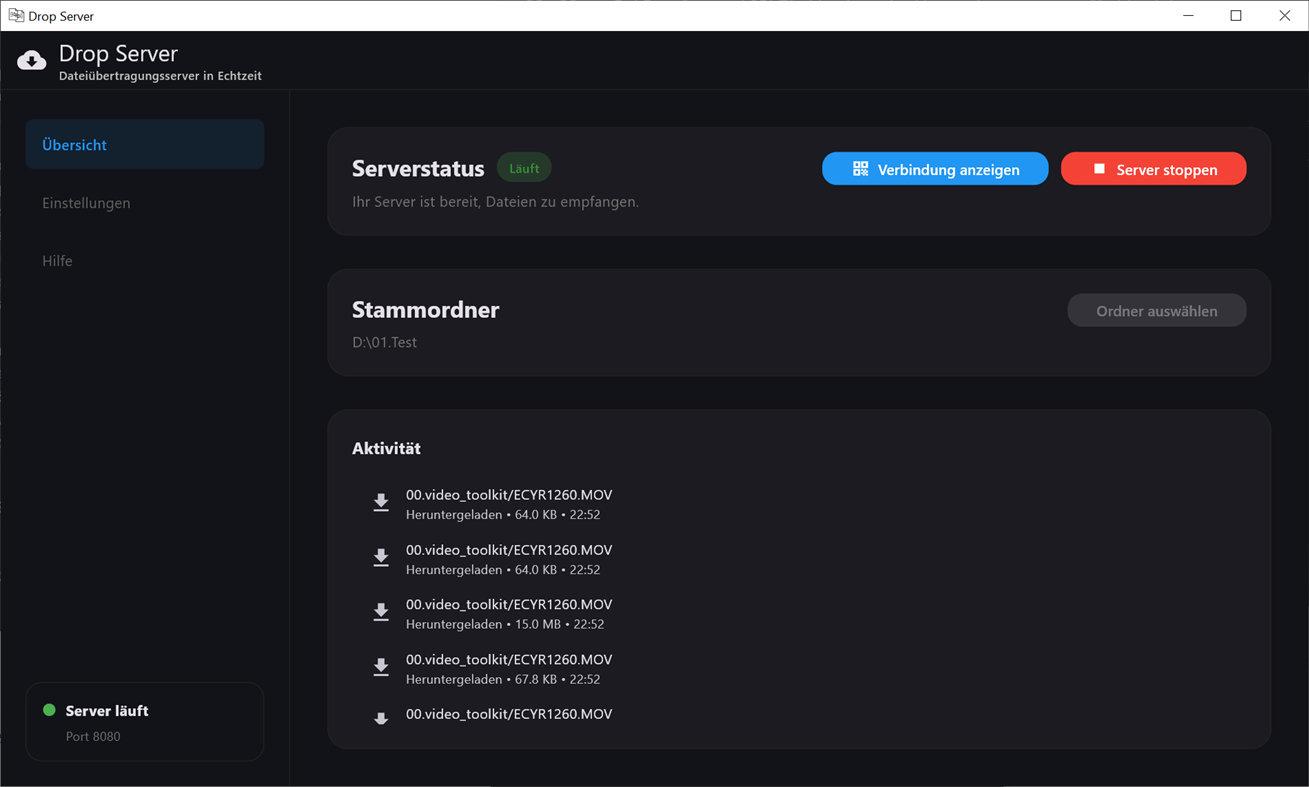 #5. DropServer (Windows) By: ptl1998naganodevall