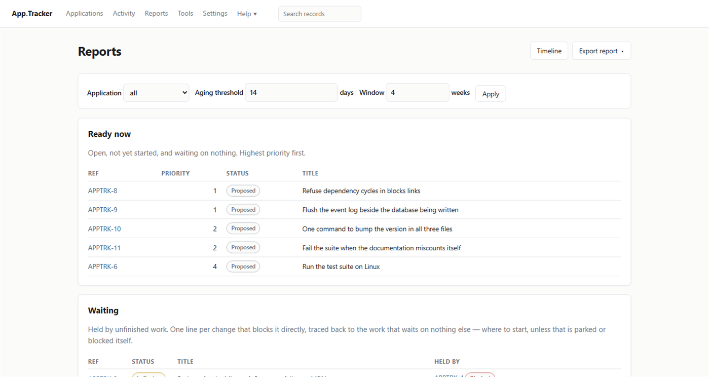 #3. App.Tracker (Windows) De: RANN