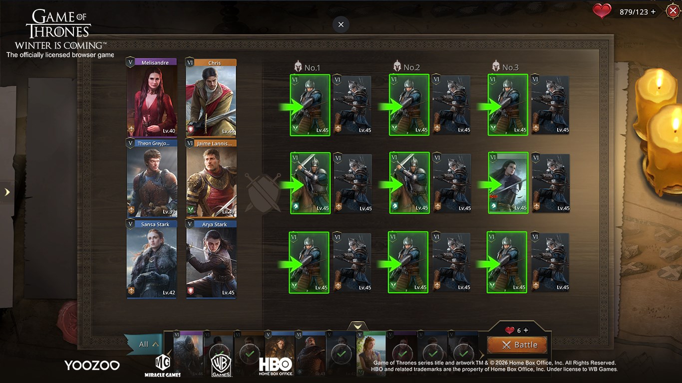 Game of Thrones Winter is Coming screenshot